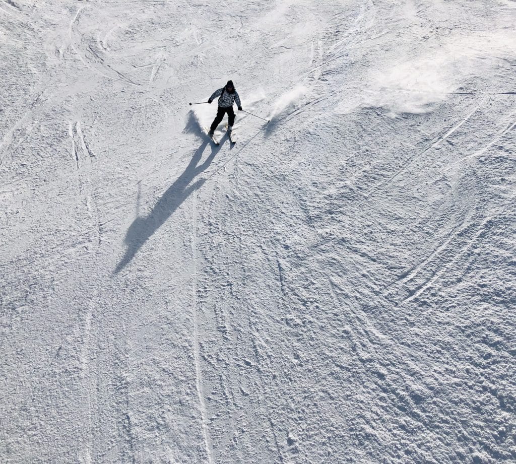 person skiing down mountain at ski resort 2021 09 01 10 54 31 utc